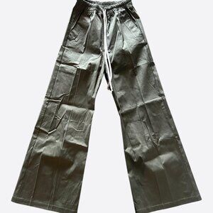 Rick Owens Olive Cargo Bela Wide Pants